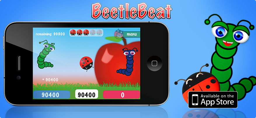 Beetle Beat a simple pong-like iPhone game for iPhone and iPod